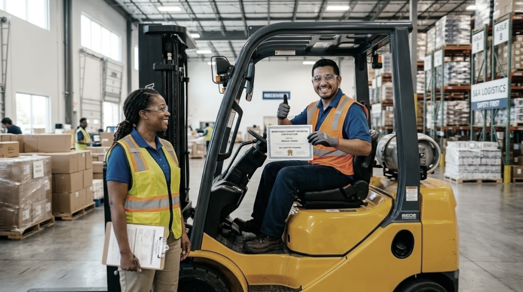 Hands on Forklift Certification Training